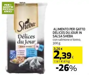 Coop Sheba Alimento Per Gatto Délices Du Jour In Salsa 300 g offerta