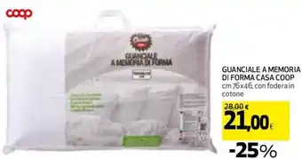 Coop Casa Coop Guanciale A Memoria Di Forma cm 76x74 offerta