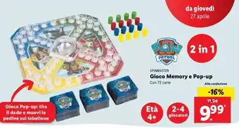 Spinmaster Gioco Memory e Pop-up