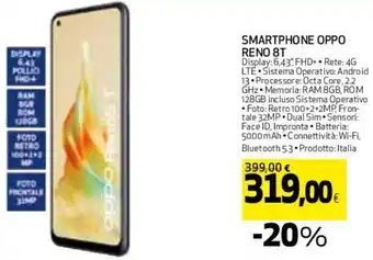 Coop Oppo Reno 8T Smartphone offerta