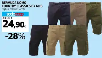 Coop Country Classics By MCS Bermuda Uomo offerta