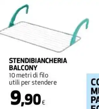 Coop Stendibiancheria Balcony 10 metri offerta