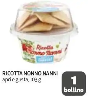 Coop Ricotta Nonno Nanni 103 g offerta