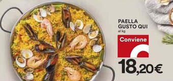 Coop Paella Gusto Qui offerta
