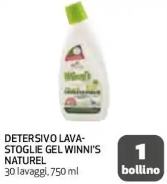 Coop Winni's Naturel Detersivo Lavastoviglie Gel 30 Lavaggi, 750 ml offerta