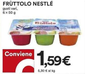 Coop Nestlé Frùttolo 6 x 50 g offerta