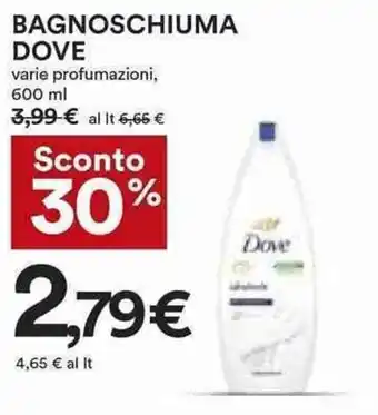 Coop Dove Bagnoschiuma 600 ml offerta