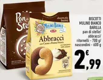 Conad Superstore Barilla Mulino Bianco Biscotti Nascondini 600 g offerta