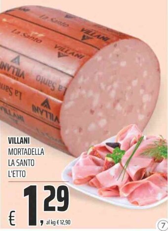 Coop Villani Mortadella La Santo offerta