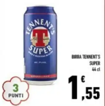 Conad Superstore Tennent's Super Birra 44 cl offerta
