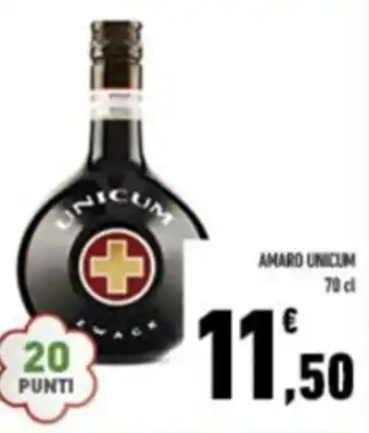 Conad Superstore Unicum Amaro 70 cl offerta