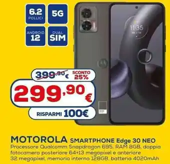 Euronics Motorola Edge 30 Neo Smartphone offerta