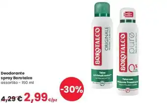 Despar Borotalco Deodorante Spray 150 ml offerta