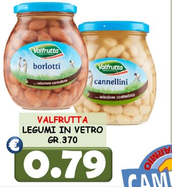Valfrutta Legumi In Vetro gr 370