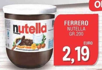 Jolly Market Ferrero Nutella gr 200 offerta