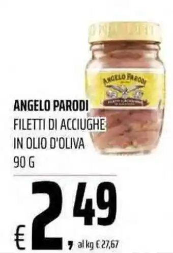 Coop Angelo Parodi Filetti di Acciughe in olio d'oliva 90 g offerta