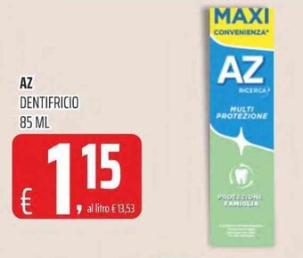 Coop AZ Dentifricio 85 ml offerta