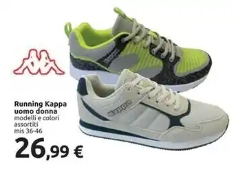 Carrefour Iper Kappa running uomo donna offerta