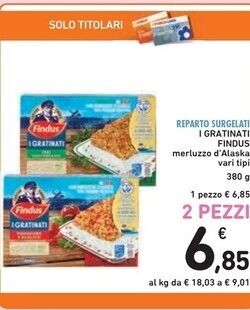 Spazio Conad Findus i gratinati offerta