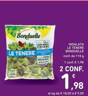 Spazio Conad Bonduelle insalata le tenere offerta