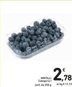 Spazio Conad Mirtilli offerta