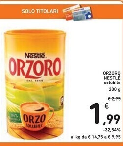 Spazio Conad Nestlè orzoro offerta