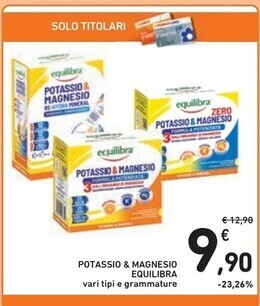 Spazio Conad Equilibra potassio & magnesio offerta