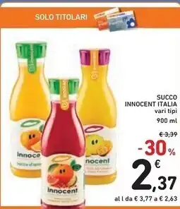 Spazio Conad Innocent succo italia offerta
