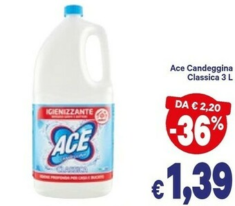 A&O Ace Candeggina Classica offerta