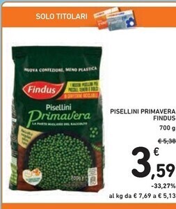 Spazio Conad Findus pisellini primavera offerta