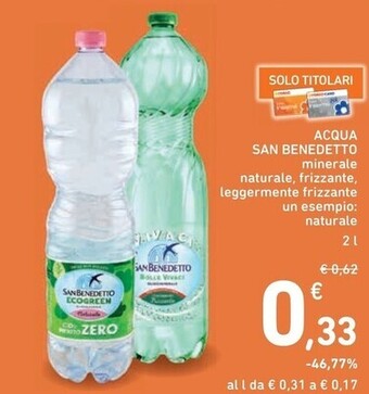 Spazio Conad San benedetto acqua offerta