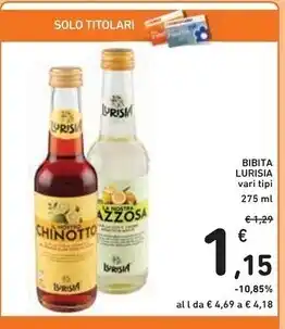 Spazio Conad Lurisia bibita offerta