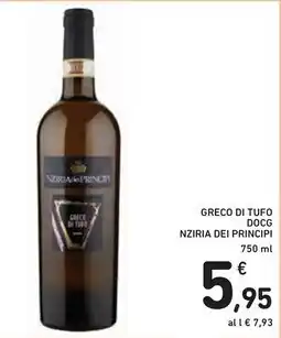 Spazio Conad Nziria dei principi greco di tufo docg offerta