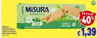 A&O Misura Misura - Soia Crackers alla Soia offerta