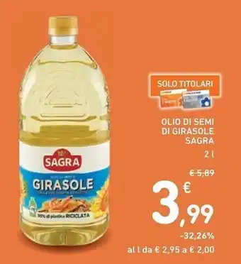 Spazio Conad Sagra olio di semi offerta