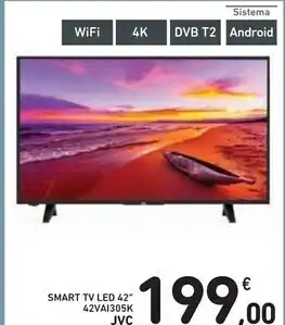 Spazio Conad Jvc smart tv led 42 42va1305k offerta