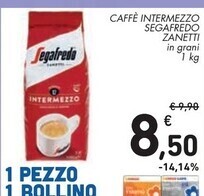 Spazio Conad Zanetti caffè intermezzo segafredo offerta