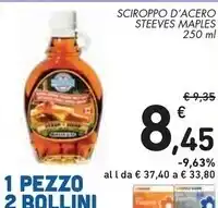 Spazio Conad Steeves maples sciroppo d'acero offerta