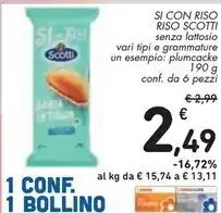 Spazio Conad Riso scotti si con riso offerta
