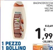 Spazio Conad Vidal bagnodoccia offerta