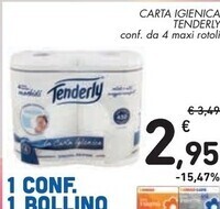 Spazio Conad Tenderly carta igienica offerta