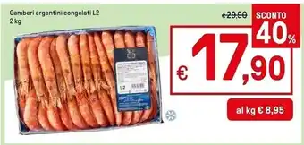 Iper La Grande Gamberi argentini congelati offerta