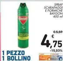Spazio Conad Baygon - spray scarafaggi e formiche offerta