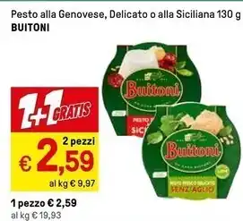Iper La Grande Buitoni pesto alla genovese offerta