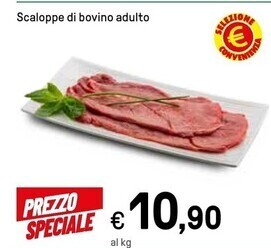 Iper La Grande Scaloppe di bovino adulto offerta