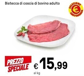 Iper La Grande Bistecca di coscia di bovino adulto offerta