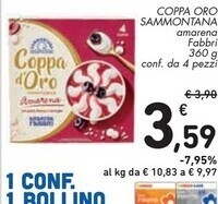 Spazio Conad Sammontana coppa oro offerta