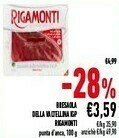 Conad Rigamonti - Bresaola Della Valtellina IGP Punta D'Anca 100 G(ml) offerta