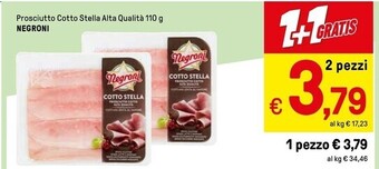 Iper La Grande Negroni prosciutto cotto stella alta qualita offerta