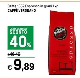 Caffè vergnano caffè 1882 espresso in grani